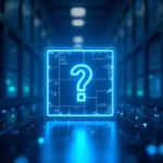 The image shows a person comparing website hosting company reviews from a guide.