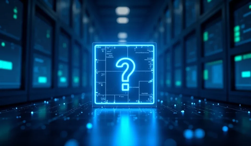 The image shows a person comparing website hosting company reviews from a guide.