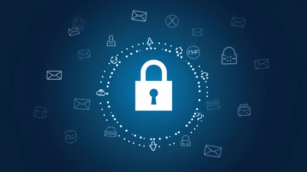 The image shows a diverse collection of digital devices and icons representing options for finding the best web and email hosting.