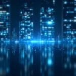 The image shows a laptop screen displaying a comparison chart for web hosting reviews.