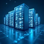 This image shows a clean graphic representing top web hosting providers for simplified review.